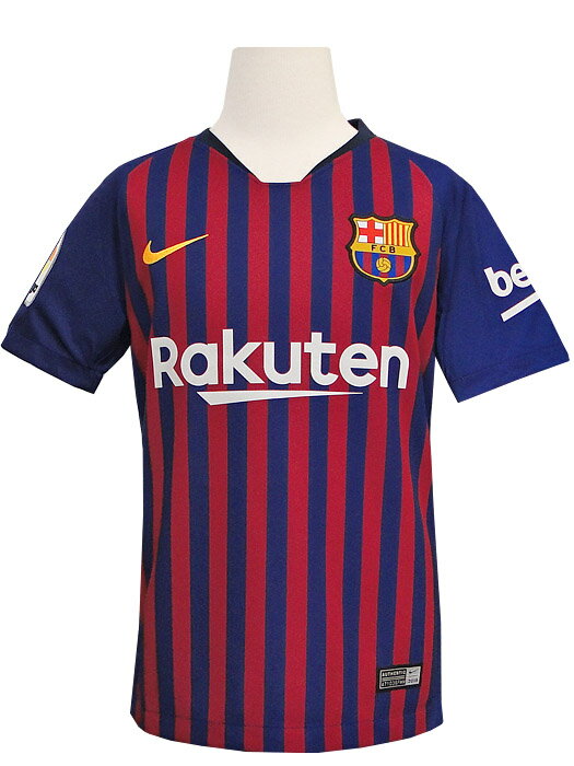ナイキ Nike 18 Jリーグ 19バルセロナ ユニフォーム ホーム 半袖 メッシ ナイキ ジュニア 用 4458 456 ネイバーズスポーツnike ナイキ