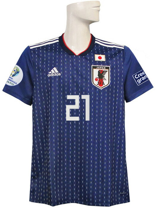 (アディダス) adidas/2019コパアメリカ/日本代表/ホーム/半袖/久保/21/コパアメリカバッジ付/DRN93-CV5638通販 サッカー 用品 セール