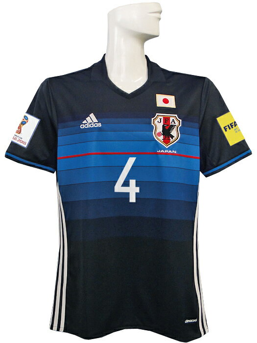 ***限定再入荷***(アディダス) adidas/16/17日本代表/ホーム/半袖/本田/2018ロシアW杯アジア予選バッジ付/AAN09-AA0308通販 サッカー 用品 セール