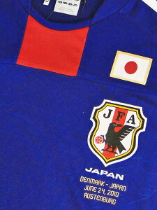 ***限定再入荷***(アディダス) adidas/10/11日本代表/ホーム/半袖/遠藤/2010W杯バッジ+デンマーク戦マッチデープリント/KF925-P67397ネット注文 サッカー 用品 セール