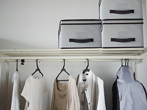 送料無料 ティアンドエヌ ハンガーラック クローゼットハンガー ワードローブ ツッパリ ラック ワイド つっぱり 伸縮 収納 ハンガー ポールハンガー パイプハンガー コートハンガーコート掛け ブラウン アイボリー 突っ張り ハンガーラック おしゃれハンガー 日本製カーテン