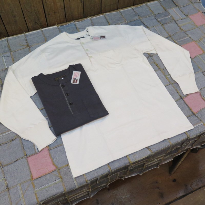 ビンテージ ヘンリーネック ロングスリーブ WEST RIDE VINTAGE HENLY NECK 日本製