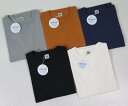 【ドゥニーム】前Vクルーネック 無地ビンテージTシャツ DENIME 267 日本製