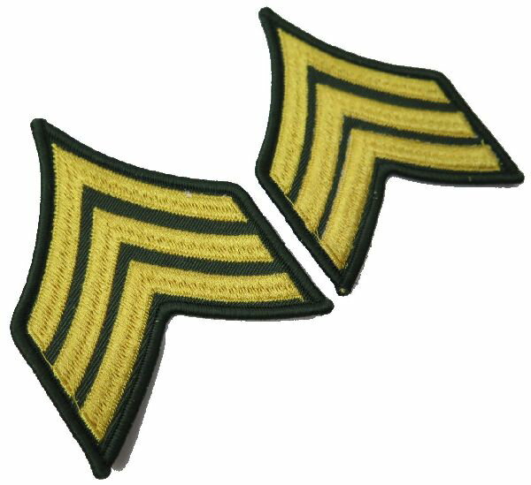 2枚組 【U.S. ARMY】 アメリカ陸軍 ミリタリーパッチ/刺繍ワッペン 2枚セット ジョンレノン【送料360円】