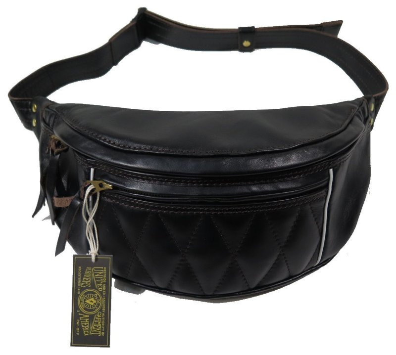【ウエストライド】馬革/茶芯 ライディング ウエストバッグ/ワンショルダーWEST RIDE RIDING WAIST BAG日本製【送料無料】