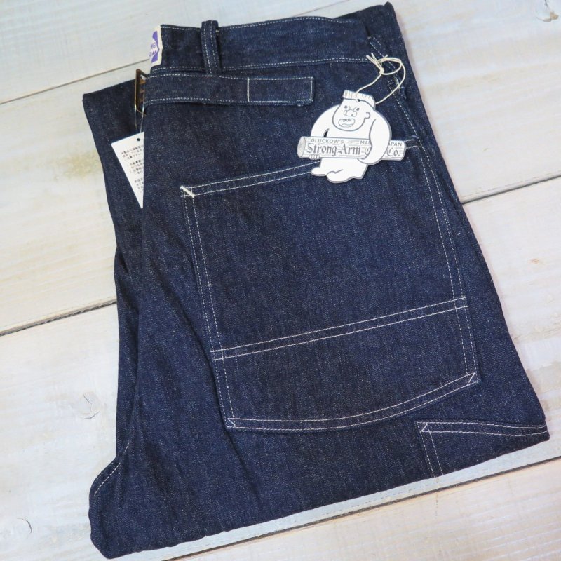  1930's～40's ストロングアーム アイアンワーカートラウザー ワンウォシュ John Gluckow JG-012 Ironworkers Trousers 日本製