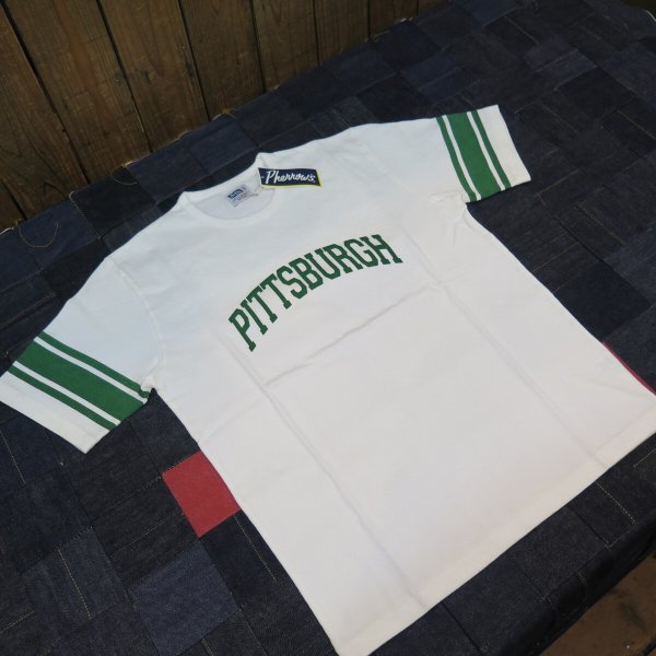 【フェローズ】フットボール カレッジプリントTシャツ Pherrow's 23S-PFBT1 日本製