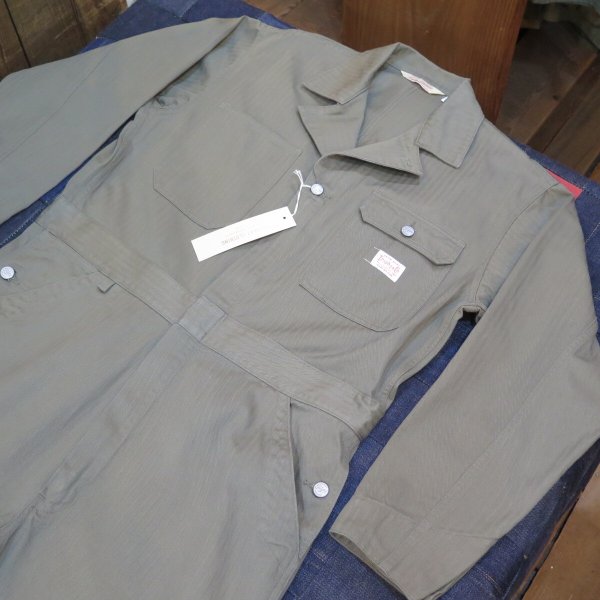 【SALE セール商品】【トロフィークロージング】 ヘリンボーン ユニオンオール ツナギ オールインワン TROPHY CLOTHING TR22AW-504 日本製【送料無料】●裾上げ加工無料