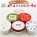 選べるお試し4個入り!搾りたての生乳を使用したアイス 詰め合わせ セット お試し 冷凍 スイーツ いちご 抹茶 牛乳 ミルク りんご バニラ 林檎 苺 送料無料...