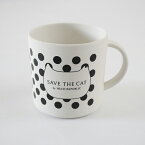 NECOREPA　バンブーマグカップ　猫 ねこ コップ 陶器 かわいい 白 ネコ コーヒーカップ