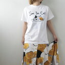 ネコリパ首相デザイン 不敵な笑み猫バンザイTシャツ