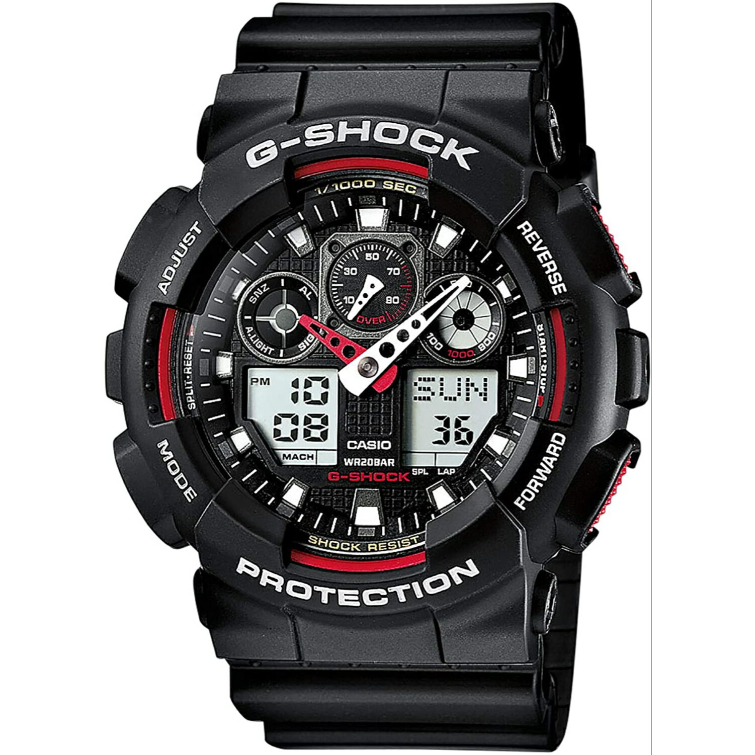 CASIO カシオ 腕時計 G-SHOCK Gショック アナデジ GA-100-1A4