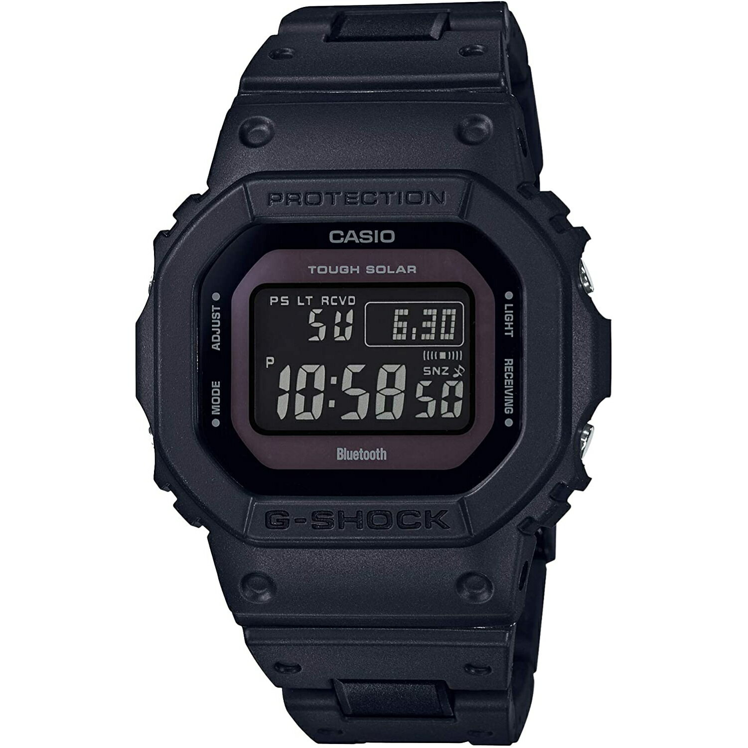 G-SHOCK ブラック 電波ソーラー GW-B5600 デジタル Bluetooth 腕時計 GW-B5600BC-1B Gショック オールブラック 時計