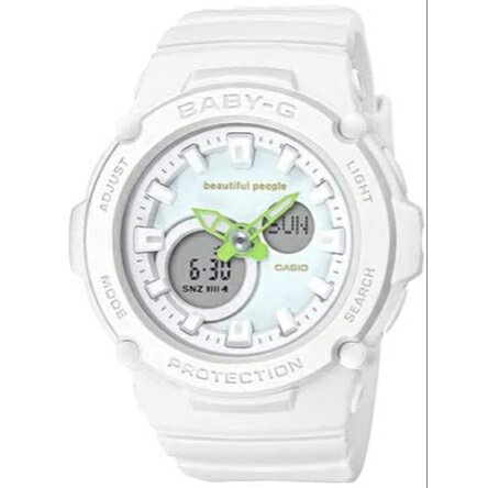 CASIO カシオ Baby-G×beautiful people ベビージー ビューティフルピープル BGA-270BP-7A ホワイト 腕時計 レディース 女性