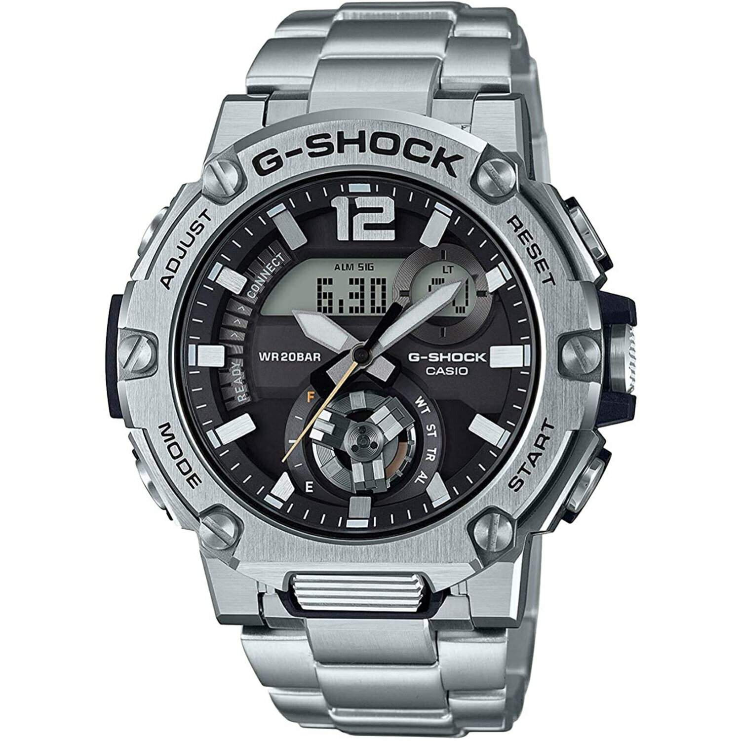 海外CASIO 海外カシオ 腕時計 GST-B300SD-1A メンズ G-SHOCK Gショック G-STEEL Gスチール Bluetooth対応