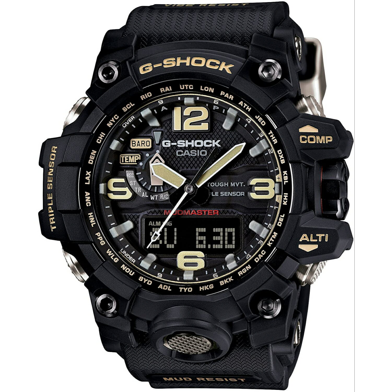 カシオ Gショック G-SHOCK マッドマスター ソーラー電波 GWG-1000-1A メンズ 腕時計 時計 正規輸入品