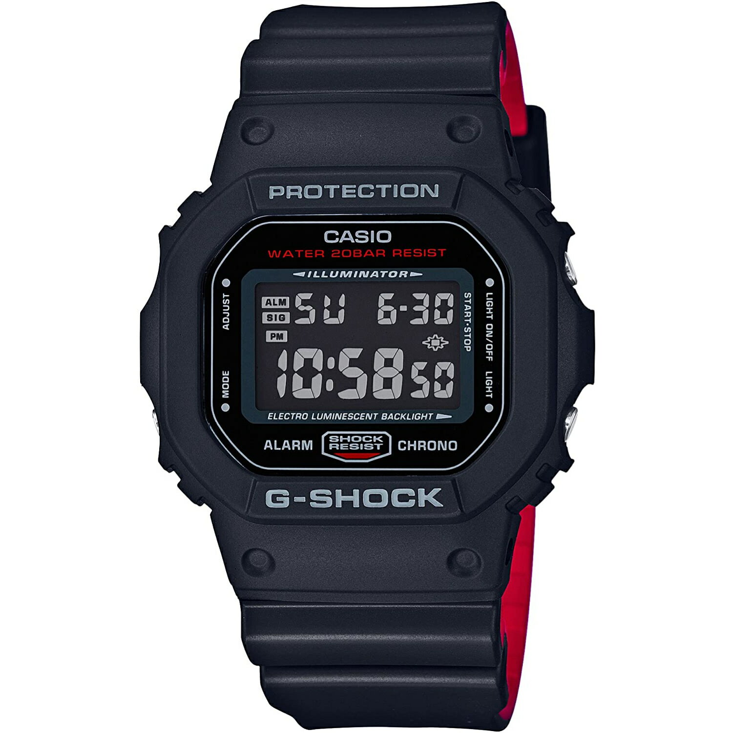 カシオ CASIO G-SHOCK Gショック BASIC DW-5600HR-1 メンズ 腕時計