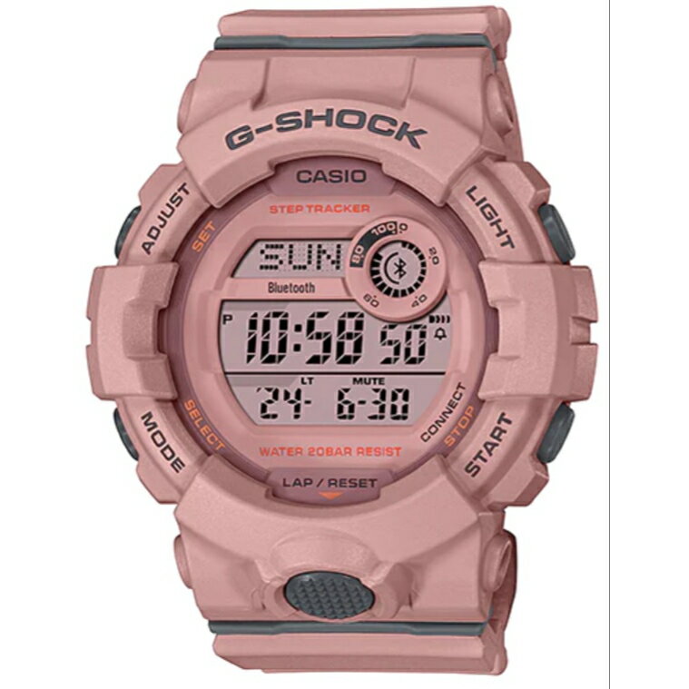 CASIO カシオ G-SHOCK ジーショック Gショック Gスクワッド ジースクワッド 腕時計 時計 レディース メンズ ユニセックス 防水 クオーツ デジタル Bluetooth ピンク GMD-B800SU-4