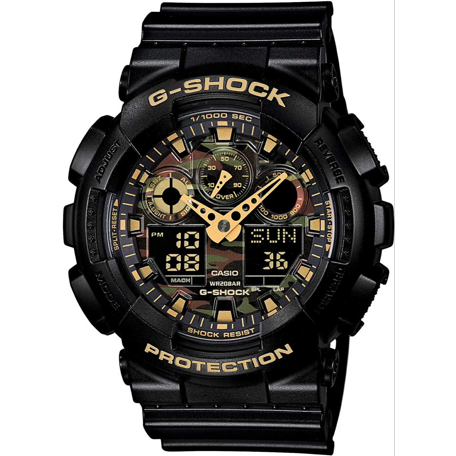 カシオ CASIO G-SHOCK「Camouflage Dial Series」 GA-100CF-1A9