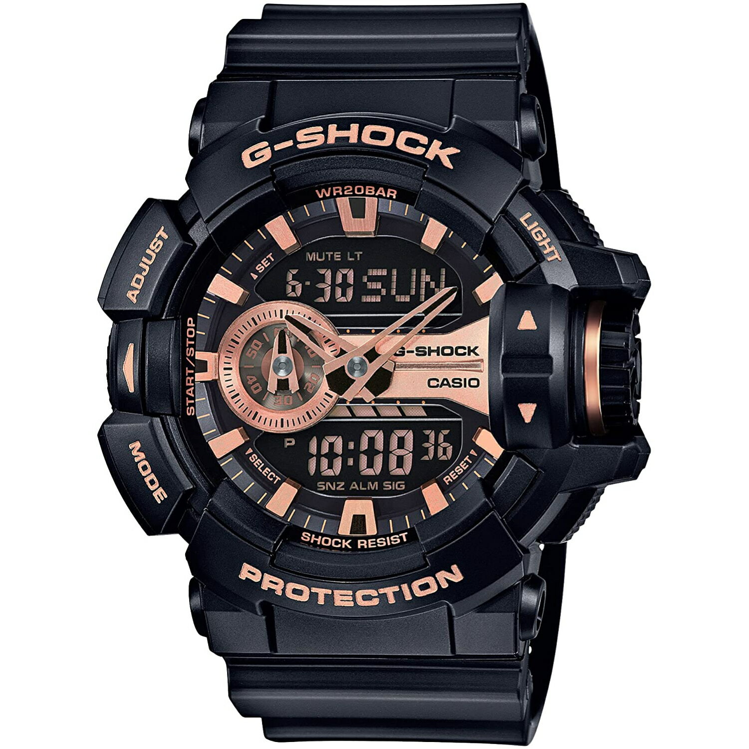 カシオ G-SHOCK 腕時計 メンズ ローズゴールド GA-400GB-1A4 正規輸入品