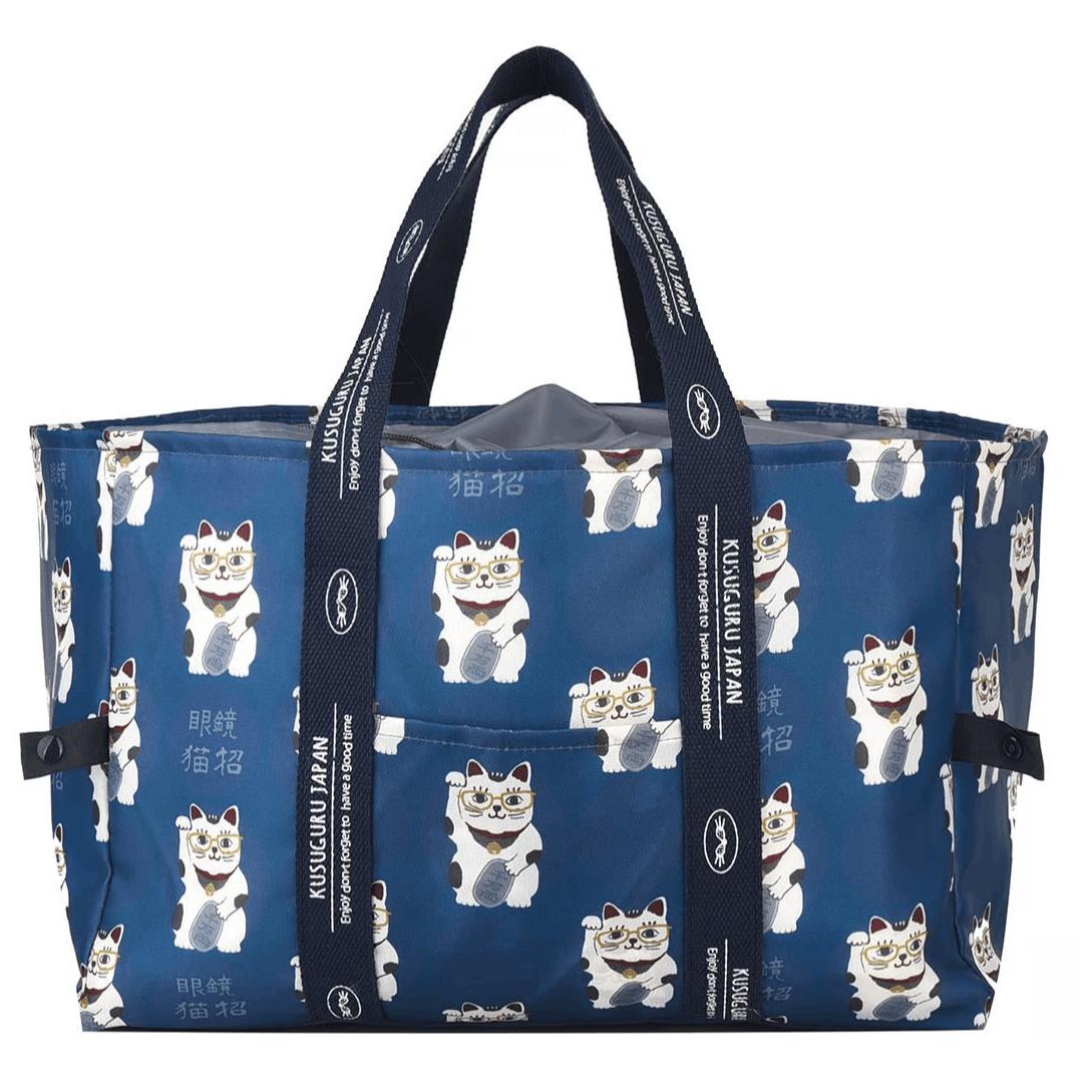 Rakuten - 保冷保温お買い物バッグ　猫招き柄