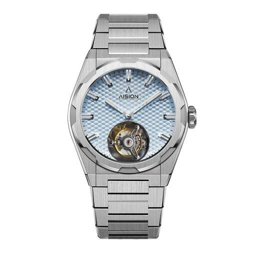 AISION アイシオン Tourbillon ヘキサゴンピラミッド シームレスダイヤル ガンメタル AISION アイシオン Tourbillon ヘキサゴンピラミッド シームレスダイヤル ガンメタル