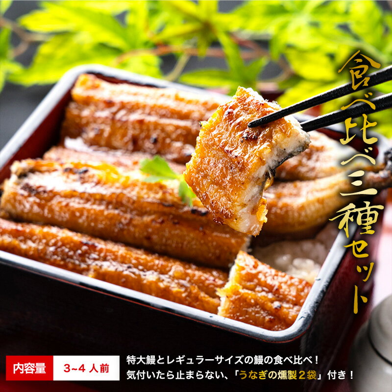 国産 うなぎ 蒲焼き 最高級鰻 食べ比べセット 蒲焼き 特選蒲焼 うなぎの燻製2袋 送料無料 食べ物 誕生日 お祝い 内祝い お返し 結婚内祝い 国内産 国産うなぎ 食品 鰻 うなぎ 国産 ウナギ 鰻 ギフト プレゼント グルメ 冷凍 うなぎ蒲焼 父の日 ギフト