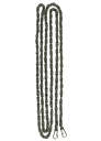 ナスカン付チェーン シルバー 120cm BK-122-S (取り寄せ品) (メール便可)