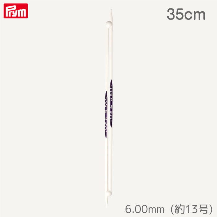 人間工学(エルゴノミクス)に基づき設計され、特殊な合成樹脂を使用した軽量かつ柔軟性のある編み針です。しずく型の針先は糸をすくいやすく編み目が落ちにくい構造となり、持ち手部分は握りやすい三角状になっています。玉部分はカチッと留まるクリックヘッドになっているので、針を2本合わせて保管することができます。●商品:6.0mm(約13号)×350mm●材質:ポリアミド、グラスファイバー●生産国:ドイツ※この商品はお時間がかかる場合がございます。≪関連商品≫●[プリム] エルゴノミクス シングルポイント棒針 2本針 35cm (10mm) ドイツ製 編み針 ニット Prym　190363●[プリム] エルゴノミクス シングルポイント棒針 2本針 35cm (3.00mm・約3号) ドイツ製 編み針 ニット Prym　190352●[プリム] エルゴノミクス シングルポイント棒針 2本針 35cm (3.50mm・約5号) ドイツ製 編み針 ニット Prym　190353●[プリム] エルゴノミクス シングルポイント棒針 2本針 35cm (4.00mm・約6号) ドイツ製 編み針 ニット Prym　190354●[プリム] エルゴノミクス シングルポイント棒針 2本針 35cm (5.00mm・約10号) ドイツ製 編み針 ニット Prym　190356●[プリム] エルゴノミクス シングルポイント棒針 2本針 35cm (7mm) ドイツ製 編み針 ニット Prym　190360●[プリム] エルゴノミクス シングルポイント棒針 2本針 35cm (8mm) ドイツ製 編み針 ニット Prym　190361●[プリム] エルゴノミクス シングルポイント棒針 2本針 35cm (9mm) ドイツ製 編み針 ニット Prym　190362cd615042　