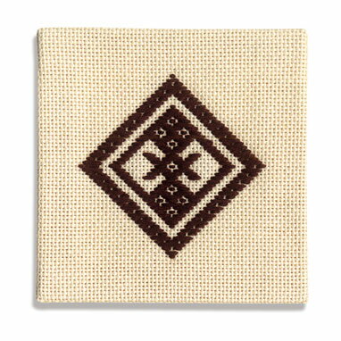 コースター　(スターターキット)　こぎん21(茶)　(メール便可)