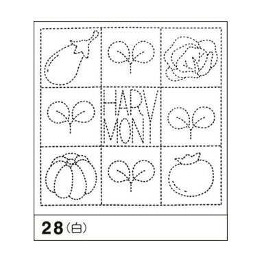 ss期間 2点で5倍!3点で10倍!ハーモニー　3枚組　花ふきん28(白)　(メール便可)