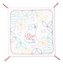 干支(子)刺し子キット 花ふきん ねずみと七宝つなぎ SK-383 (取り寄せ品) (メール便可)