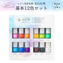 レジン用着色剤 宝石の雫 基本12色セット 各2ml パジコ padico アクセサリー 小物作り ハンドメイド クラフト ジュエルラビリンス 403295 (...