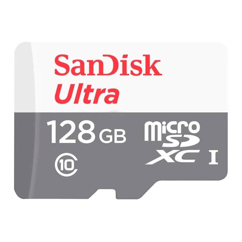 SanDisk Ultra 128GB 100MB/s UHS-I Class 10 microSDXC Card SDSQUNR-128G-GN6MN