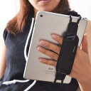 TFY タブレット用安全ハンドストラップ ホルダー iPad (iPad mini &amp; mini 2 &amp; mini 3 / iPad Air / iPad Air 2 / iPad Pro 9.7インチ) - Samsungタブレット - Nexus 7 / Nexus 10 など用 (ブラック)の商品画像