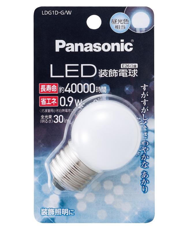 パナソニック LED電球 E26口金 装飾電球・G型タイプ
