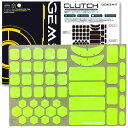 Gemswit(ジェムズウィット) 【CLUTCH Evo】グリップテープ【Anti-Slip Pad】 0.5mm ゲーミングマウス/ゲーミングキーボード用 吸水性 滑り止め プレカット キープリント