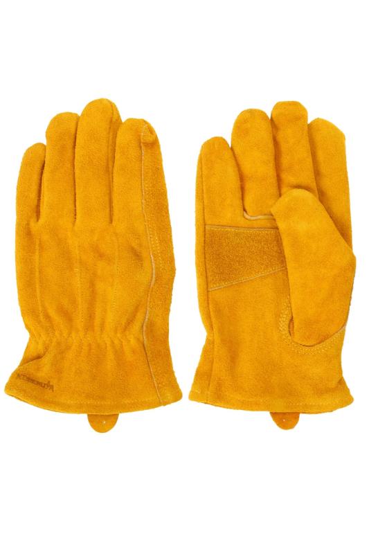 [KUBERUYA] じぶんサイズのキャンプグローブ 革手袋 耐熱グローブ XXS〜L 子供 女性 ファミリー 焚き火 バーベキュー 作業用手袋