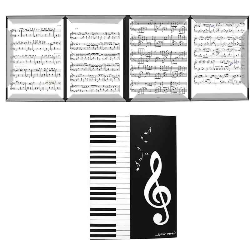 サムコス 楽譜ファイル A4サイズ 反射しない 4面 6枚収納 楽譜を 取り出さずに書き込み可能 ファイル 電子ピアノ アクセサリー