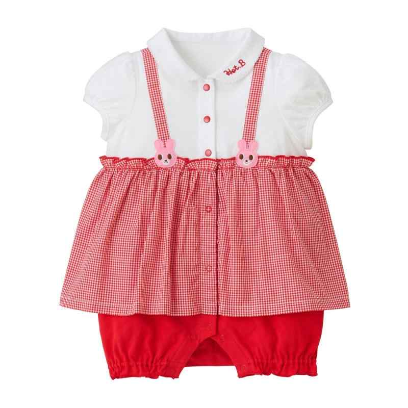 [MIKIHOUSE HOT BISCUITS] [ミキハウス ホットビスケッツ] ショートオール キッズ 子供服 72-1305-491