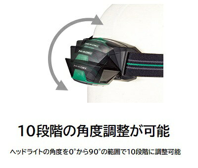 コードレスヘッドライト型番 ： UB18DKL（SA）小形・軽量 60g明るさ 120ルーメン（強）★14．4／18V兼用★コードレスUSBアダプタ付★蓄電池・充電器別売HiKOKI（工機ホールディングス） needs-koko-store-10006973 ニコスト 金物 サンプル画像2