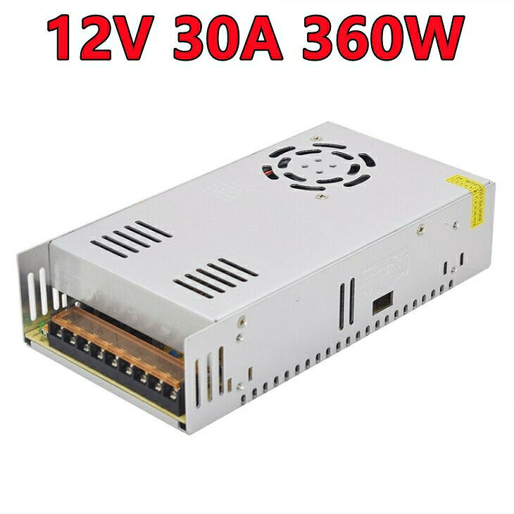 AC DC コンバーター 変圧器 100V→12V 30A AC110V → DC24V 15A スイッチング電源 直流安定化電源 AC/DC 変換器 直流電源変換器 電源装置 100V 12V 30A 安定化電源 コンバータ ac/dc 直流電圧変換器 回転変流機 整流器 アウトドア 防災グッズ