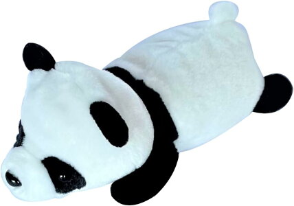 富士商(Fujisho) Salofix ホット&スチームパッド アニマル パンダ 温熱パッド パンダフェイス 湯たんぽ 電子レンジ加熱 温かい水蒸気発生 繰り返し使える 手洗い可