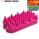 【8/1限定!1000円OFFクーポン配布】ファンタジーワールド スクラバーブラシダブル ホットピンク ラバーブラシ むだ毛取り