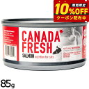ペットカインド カナダフレッシュ キャットウェット サーモン SAP 85g 猫 キャットフード ウェットフード 缶詰 全猫種 全年齢 合成保存料 人工香料 着色料不使用 家禽肉不使用