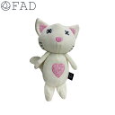 【エントリーでポイント+1倍!本日限定!】FAD+ ファッドプラス 犬用おもちゃ アニマル プラッシュトイ キャット ホワイト ぬいぐるみ バレンタイン ドッグ...