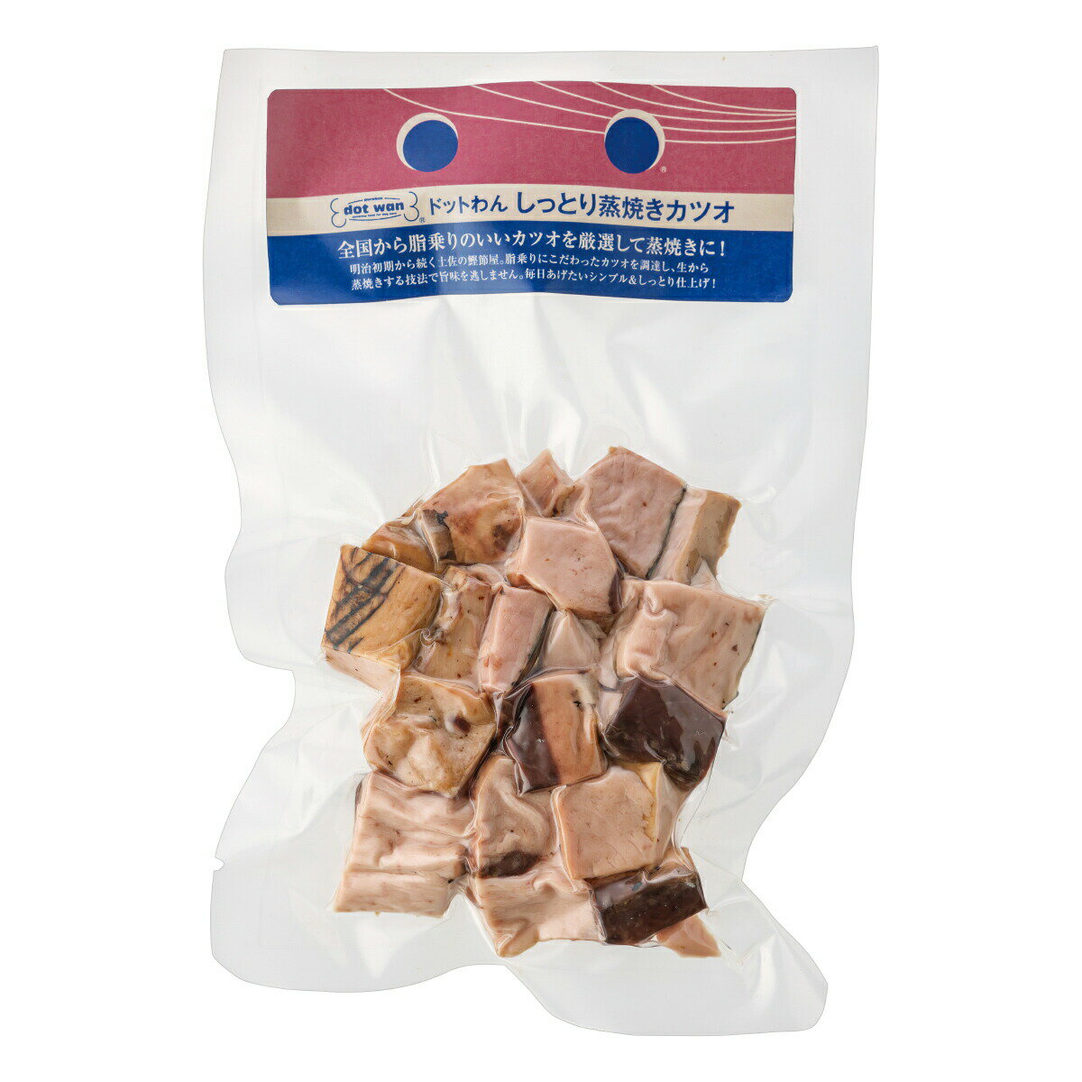 ドットわん しっとり蒸焼きカツオ 70g