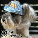 犬の帽子 ガーデンオブエデン D&Hテンガロンハット M ブリーチデニム おしゃれ 可愛い 小型犬