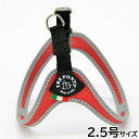 【8/1限定!1000円OFFクーポン配布】トレポンティ TREPONTI フィッビア リフレクティブ 小型犬用ハーネス 2.5号 レッド