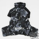 GEWALK(ジウォーク) ドリズル サーマル オーバーオール XS ブラック【送料無料】 犬 ドッグウェア 洋服 撥水 快適 暖かい 超小型犬